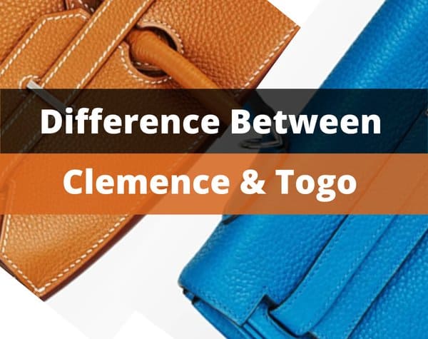 difference between clemence leather and togo