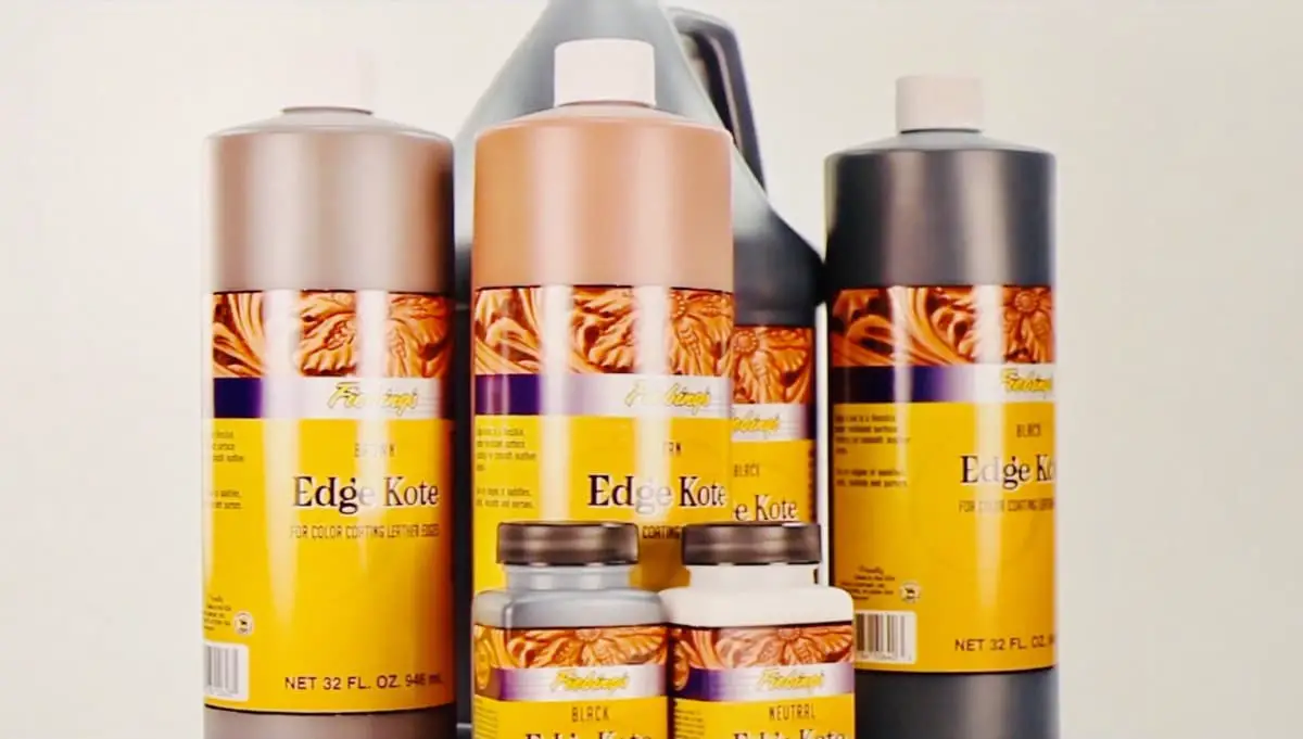 diy leather edge paint